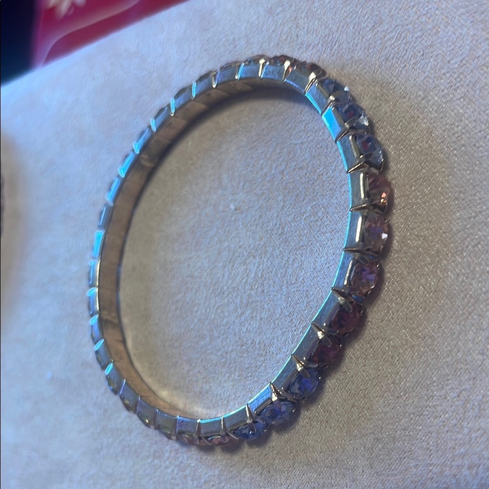 Gold And Silver Stackable Bangle Bracelets - image 2